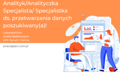 Analityk/ Analityczka/ Specjalista/ Specjalistka ds. przetwarzania danych poszukiwany(a)